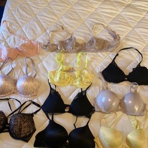 Victoria secret bras. Size 36C. All in like new condition.  Many never worn.